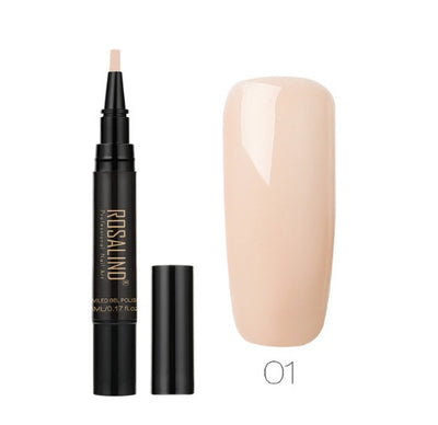 5ml Solid Color Nail Art Pen UV Gel Nail Glue Polish