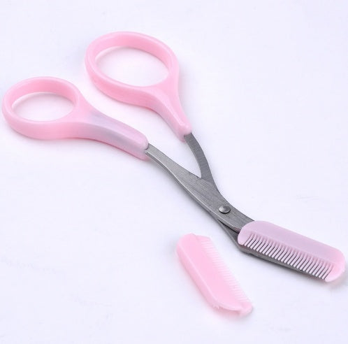 Eyebrow Scissors with Comb Precision Beauty Tool