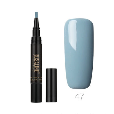 5ml Solid Color Nail Art Pen UV Gel Nail Glue Polish