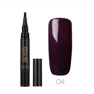 5ml Solid Color Nail Art Pen UV Gel Nail Glue Polish