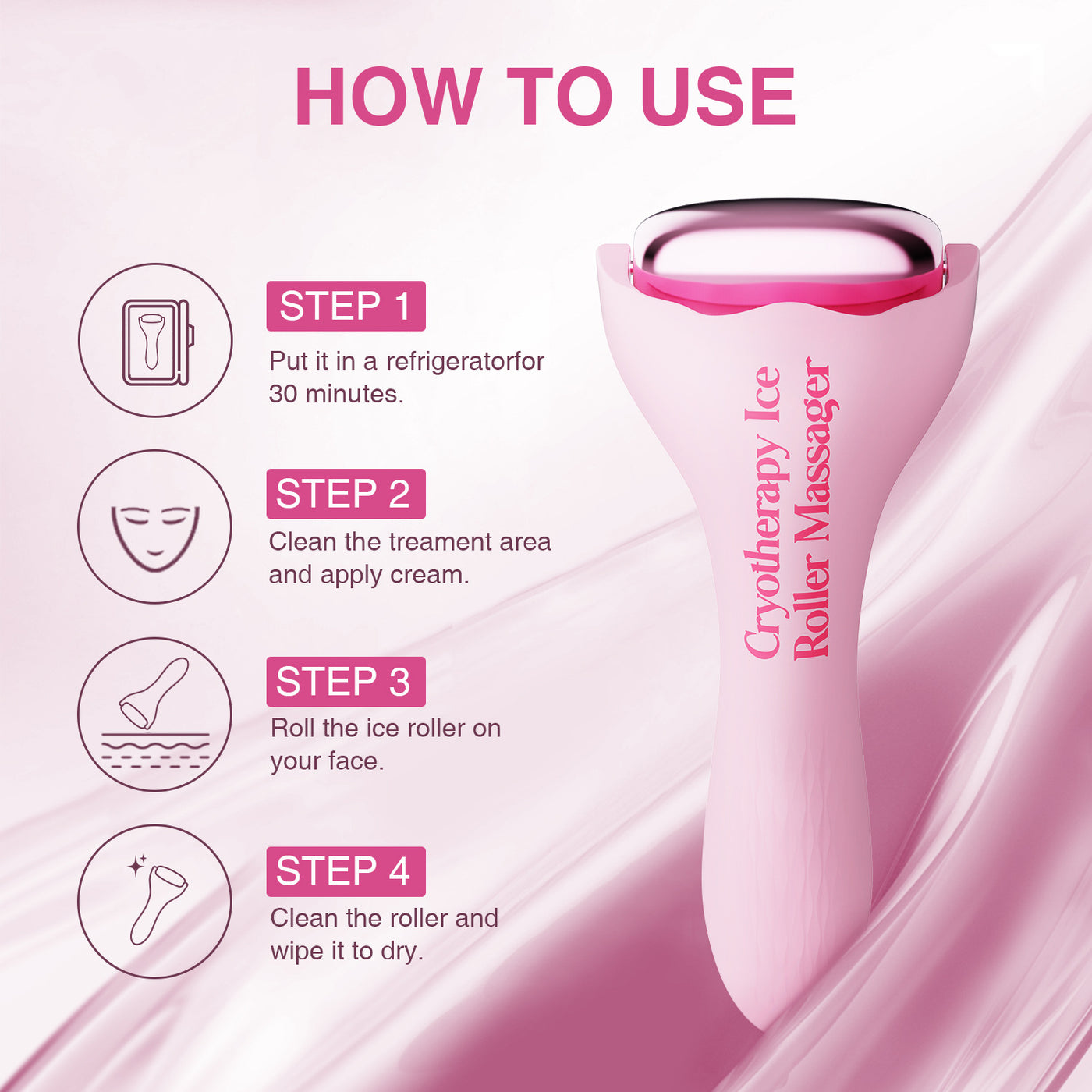 Face Roller Beauty Tool Facial Massage & Absorption