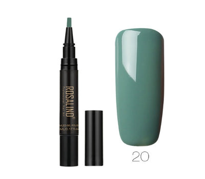 5ml Solid Color Nail Art Pen UV Gel Nail Glue Polish
