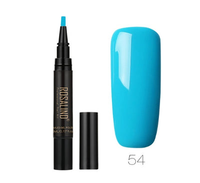 5ml Solid Color Nail Art Pen UV Gel Nail Glue Polish