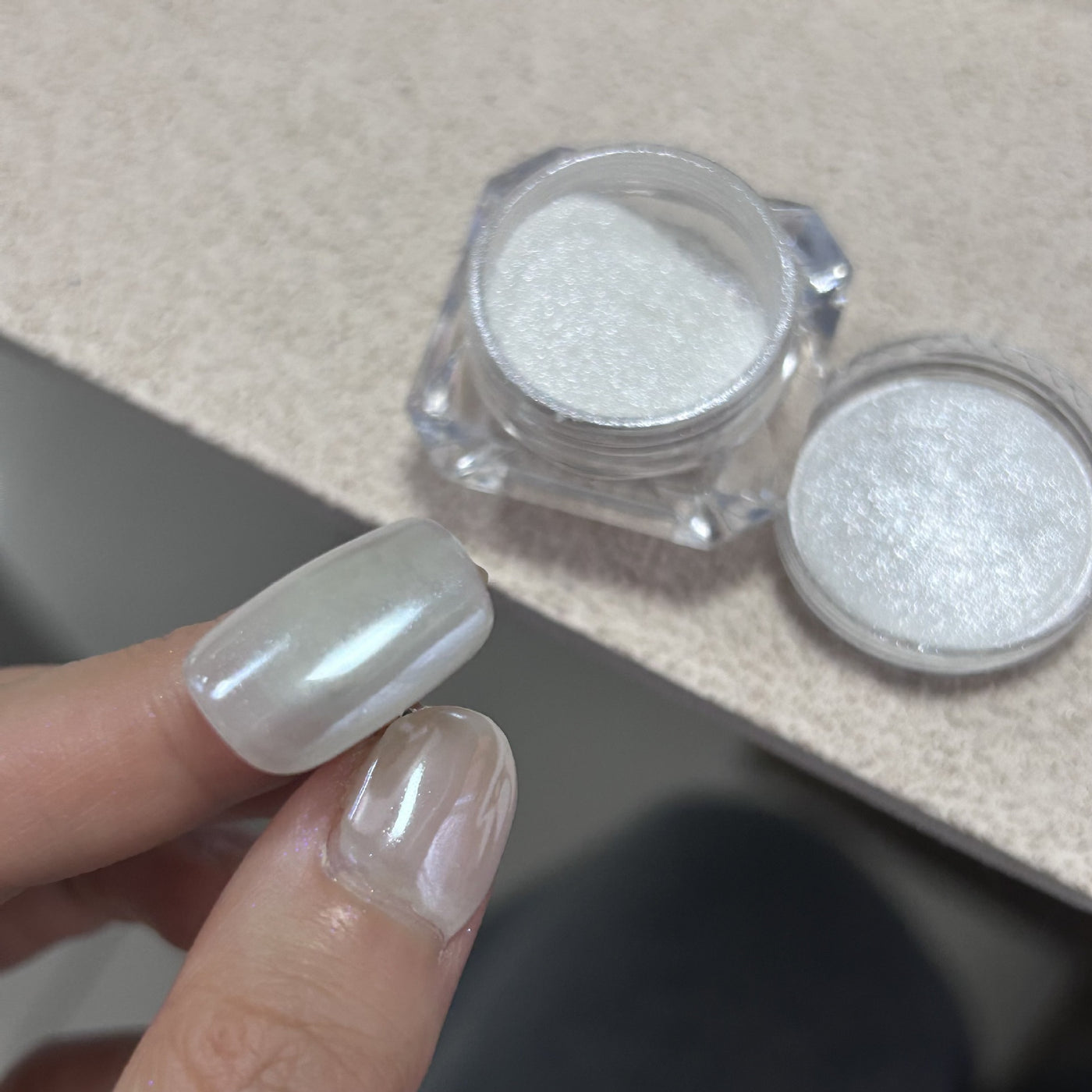 Pearl Moonlight Starry Nail Sequins Glitter Nail Art Powder