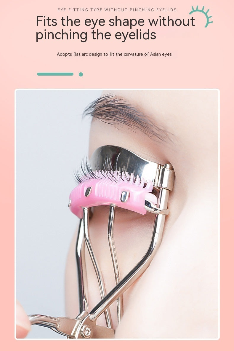 Wide-Angle Eyelash Curler with Comb Natural Curl