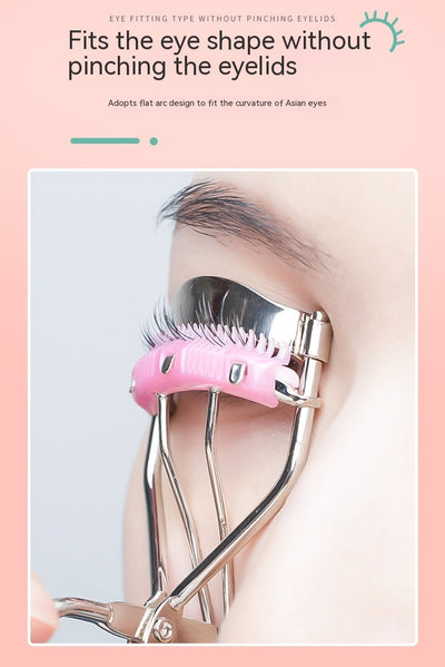Wide-Angle Eyelash Curler with Comb Natural Curl