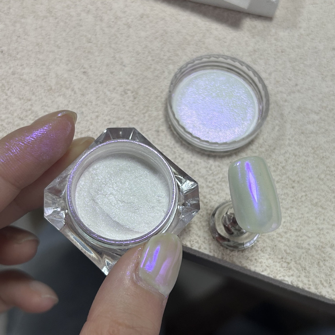 Pearl Moonlight Starry Nail Sequins Glitter Nail Art Powder