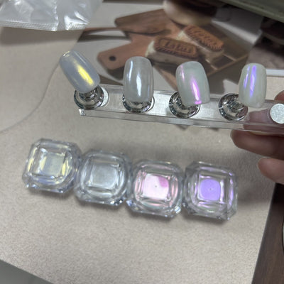 Pearl Moonlight Starry Nail Sequins Glitter Nail Art Powder