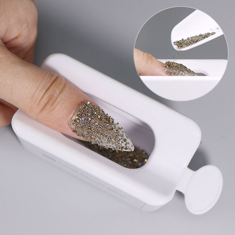 3-Layer Nail Powder Storage Box Nail Art Accessories Organizer