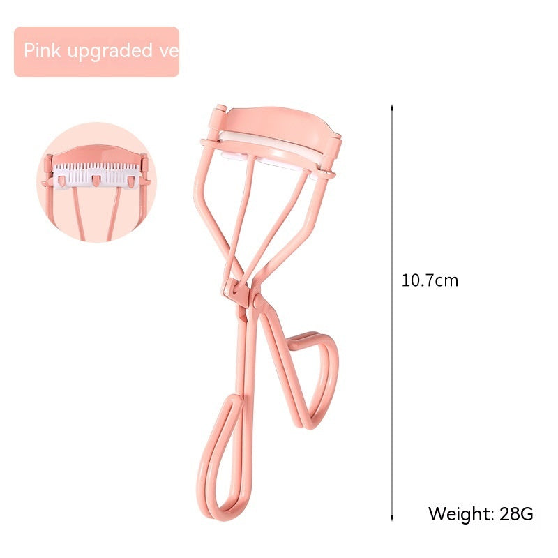 Wide-Angle Eyelash Curler with Comb Natural Curl