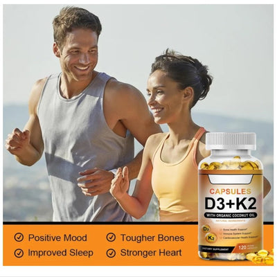 Vitamin D3 K2 Soft Capsules High Quality Softgel