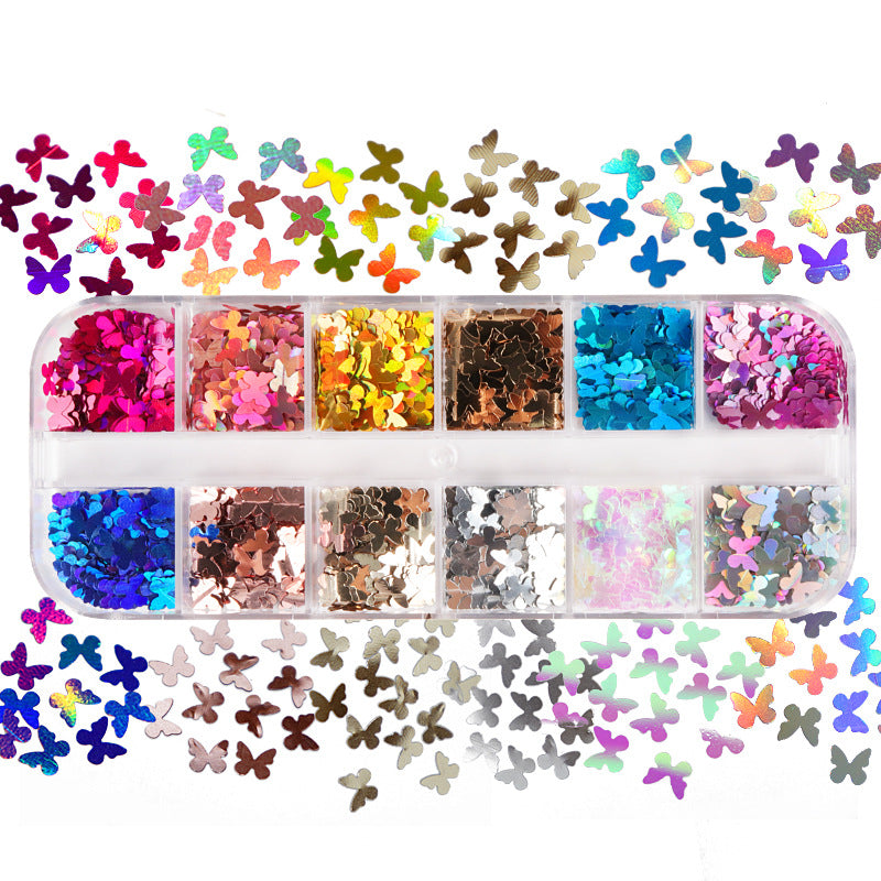 3-Layer Nail Powder Storage Box Nail Art Accessories Organizer