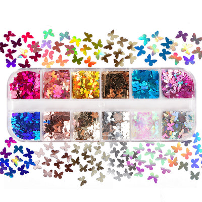 3-Layer Nail Powder Storage Box Nail Art Accessories Organizer