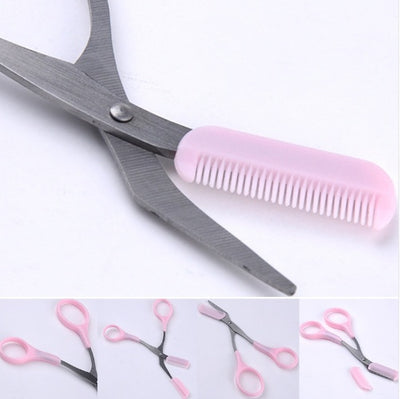 Eyebrow Scissors with Comb Precision Beauty Tool