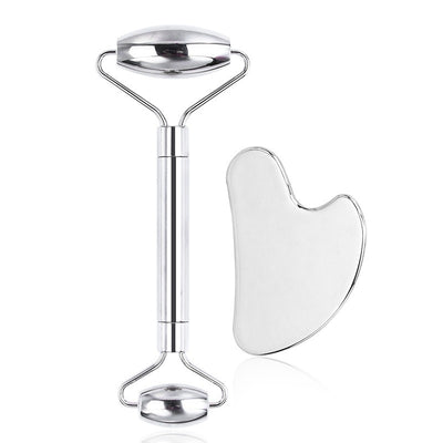 Roller Massager Facial Beauty Tool Gua Sha Style