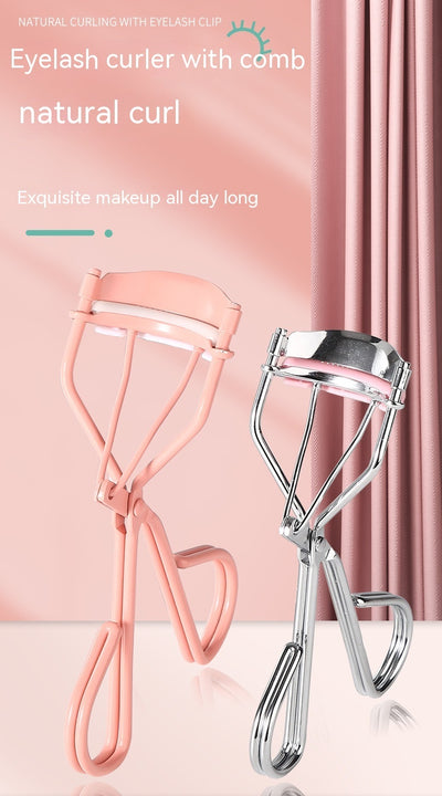 Wide-Angle Eyelash Curler with Comb Natural Curl