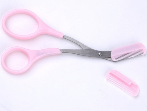 Eyebrow Scissors with Comb Precision Beauty Tool