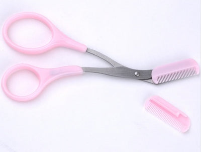 Eyebrow Scissors with Comb Precision Beauty Tool