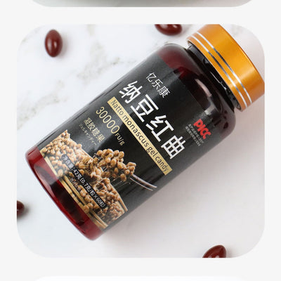 Natto Red Yeast Soft Capsules Nutritional Supplement