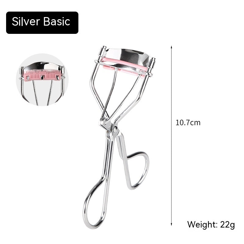 Wide-Angle Eyelash Curler with Comb Natural Curl