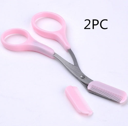 Eyebrow Scissors with Comb Precision Beauty Tool