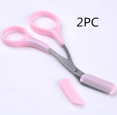 Eyebrow Scissors with Comb Precision Beauty Tool