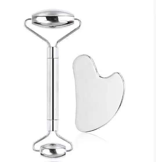 Roller Massager Facial Beauty Tool Gua Sha Style