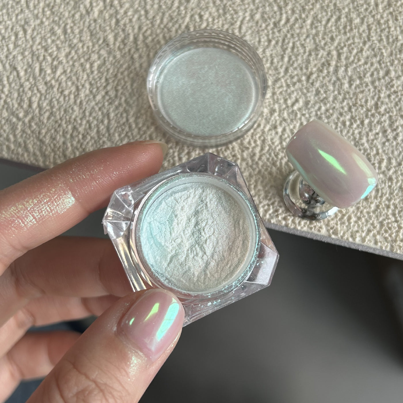 Pearl Moonlight Starry Nail Sequins Glitter Nail Art Powder