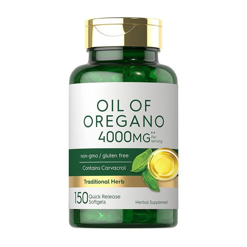 Oregano Oil Capsules Dietary Supplement Softgels
