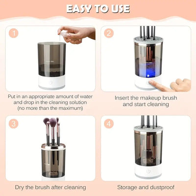 Electric Rotating Makeup Brush Cleaner USB Portable